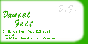 daniel feit business card